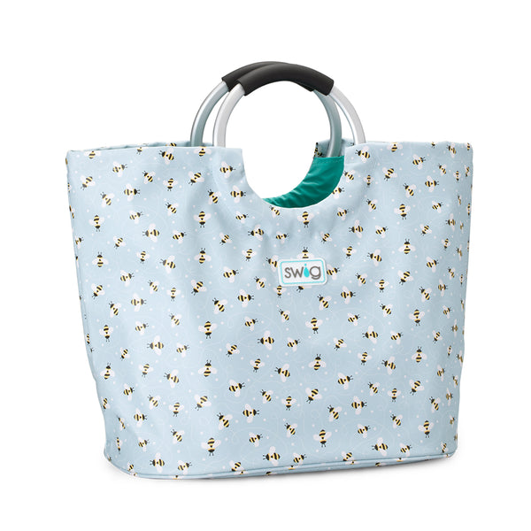 Swig Life Busy Bee Loopi Tote Bag with cushioned aluminum loop handle