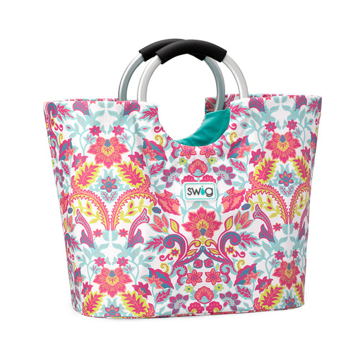 Swig Life Flourish Loopi Tote Bag with cushioned aluminum loop handle