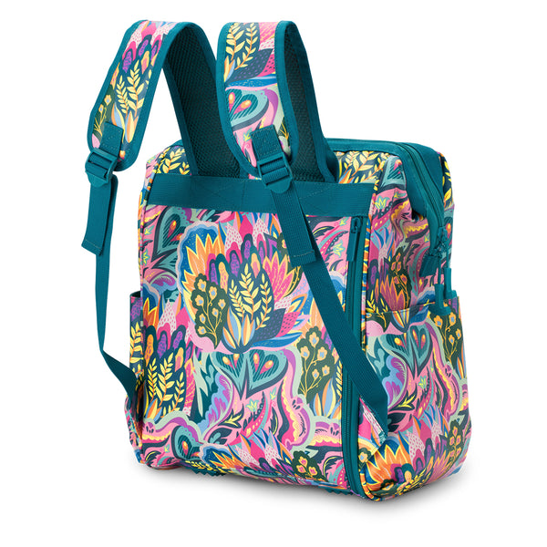 Swig Life Bazaar Packi Backpack Cooler back view showing shoulder straps