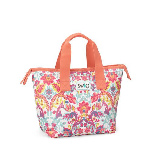 Swig Life Flourish Insulated Lunchi Lunch Bag with zipper enclosure