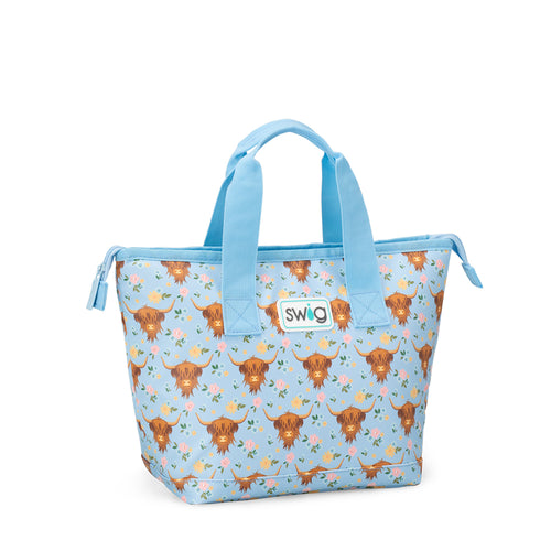 Swig Life Holy Cow Insulated Lunchi Lunch Bag with zipper enclosure