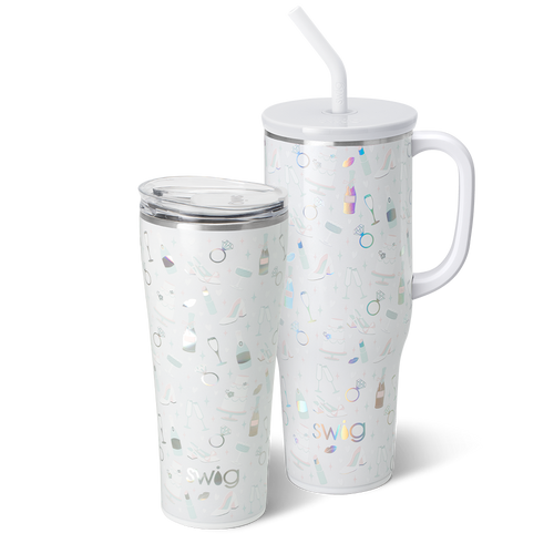 Swig Life Bride to Be Mega Set including a 32oz Tumbler and a 40oz Mega Mug