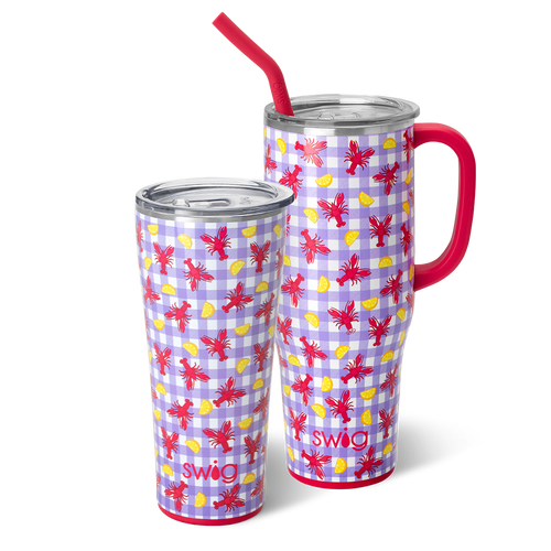 Swig Life Let the Good Times Boil Mega Set including a 32oz Tumbler and a 40oz Mega Mug