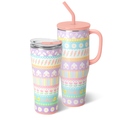 Swig Life Bunny Trail Mega Set including a 32oz Tumbler and a 40oz Mega Mug