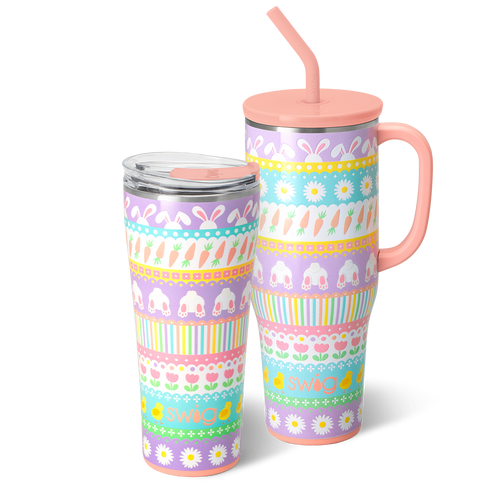 Swig Life Bunny Trail Mega Set including a 32oz Tumbler and a 40oz Mega Mug