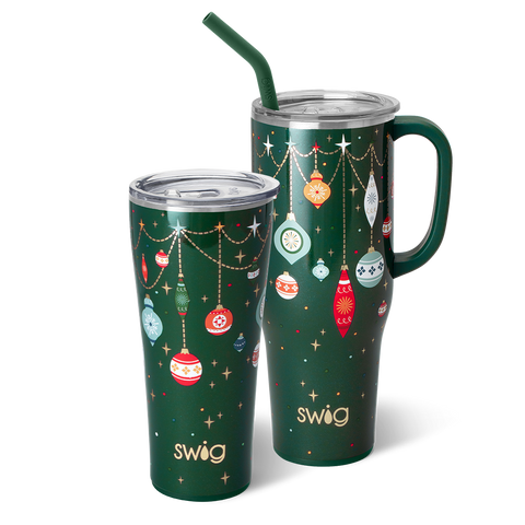 Mega Mug Christmas Straw Topper Set