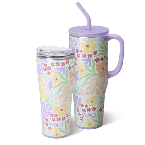 Swig Life Fresh Cut Mega Set including a 32oz Tumbler and a 40oz Mega Mug