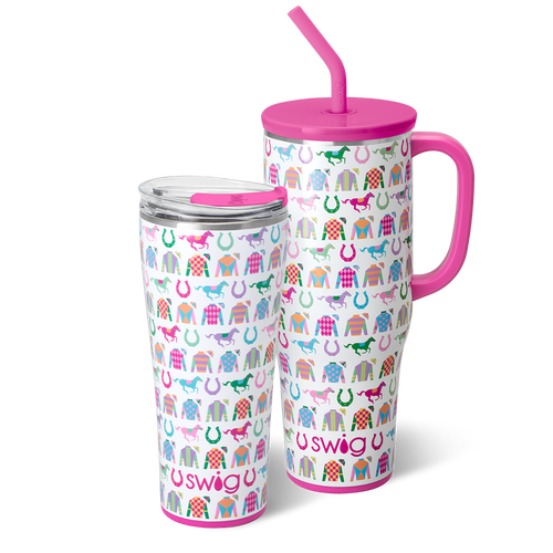 Swig Life Go Baby Go Mega Set including a 32oz Tumbler and a 40oz Mega Mug