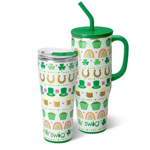 Swig Life Lucky Charm Mega Set including a 32oz Tumbler and a 40oz Mega Mug