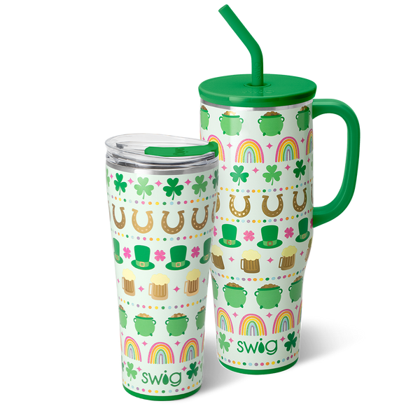 Swig Life Lucky Charm Mega Set including a 32oz Tumbler and a 40oz Mega Mug