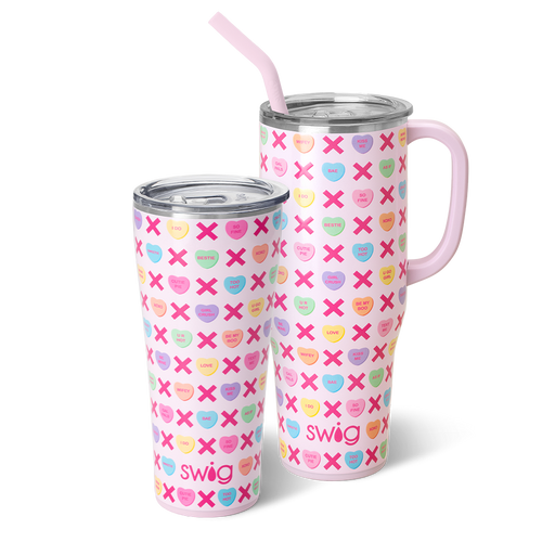 Swig Life Be Mine Mega Set including a 32oz Tumbler and a 40oz Mega Mug