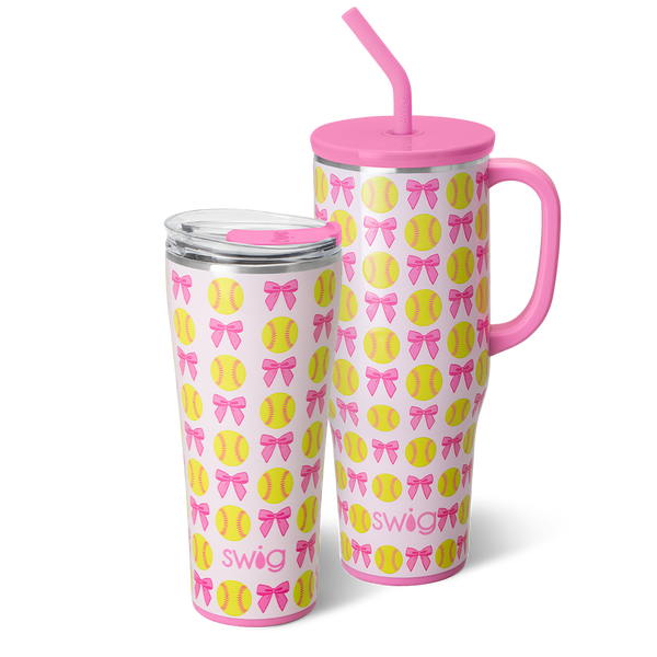 Swig Life Pitch Hit Run Mega Set including a 32oz Tumbler and a 40oz Mega Mug