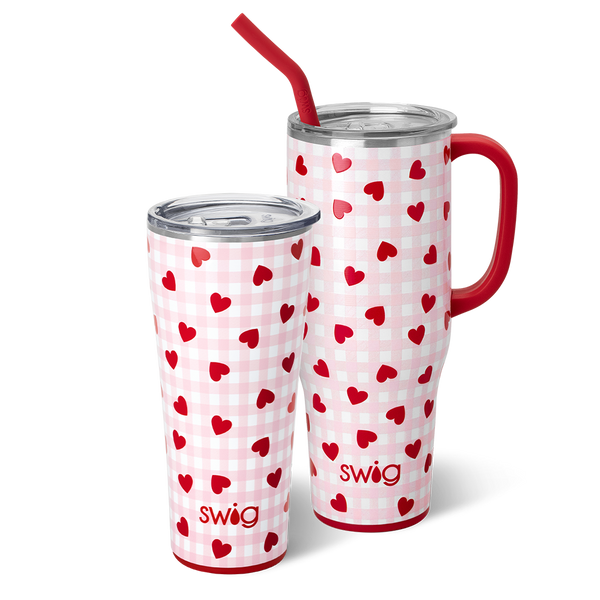 Swig Life Red Hots Mega Set including a 32oz Tumbler and a 40oz Mega Mug