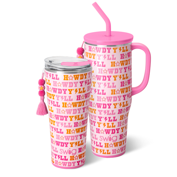 Swig Life Howdy Y'all Mega Set including a 32oz Tumbler and a 40oz Mega Mug