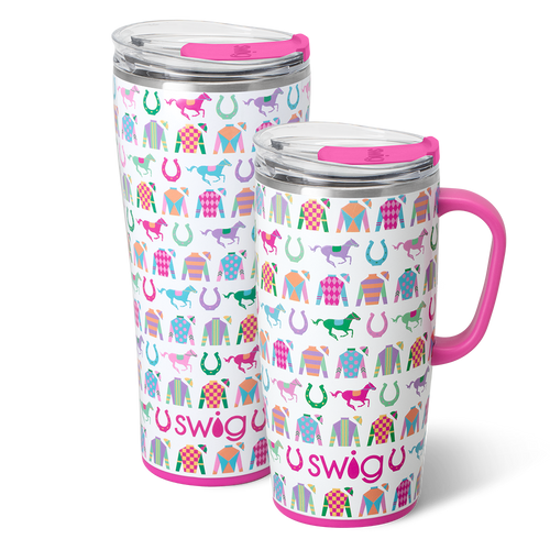 Swig Life Go Baby Go XL Set including a 22oz Travel Mug and a 32oz Tumbler