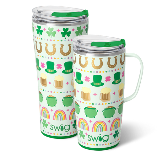 Swig Life Lucky Charm XL Set including a 22oz Disco Cowgirl Travel Mug and a 32oz Disco Cowgirl Tumbler