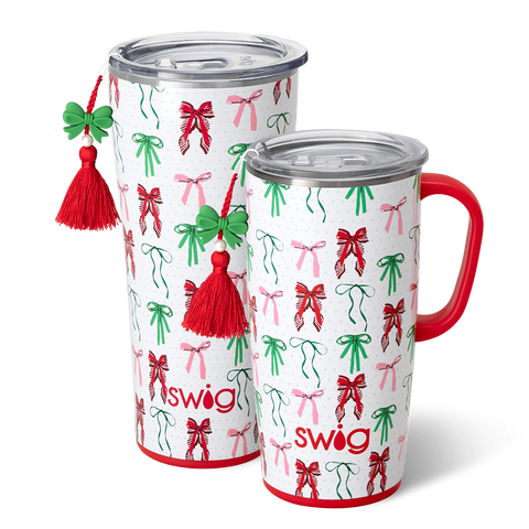 Ribbons and Bows Mega Mug 40oz