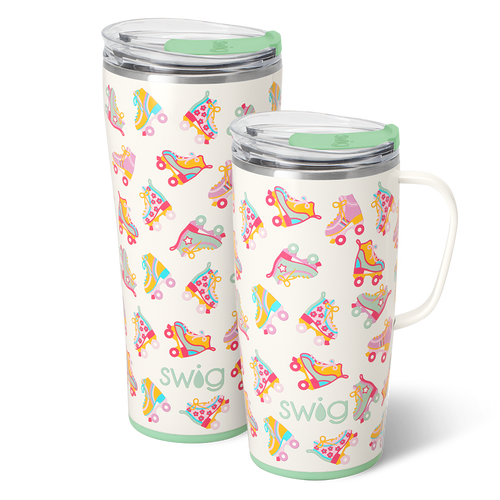 Swig Life Roller Rink XL Set including a 22oz Travel Mug and a 32oz Tumbler