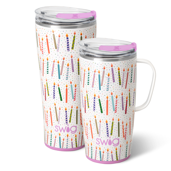 Swig Life Make a Wish XL Set including a 22oz Travel Mug and a 32oz Tumbler