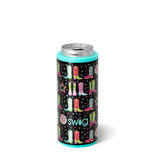 Swig Life 12oz Disco Cowgirl Insulated Skinny Can Cooler