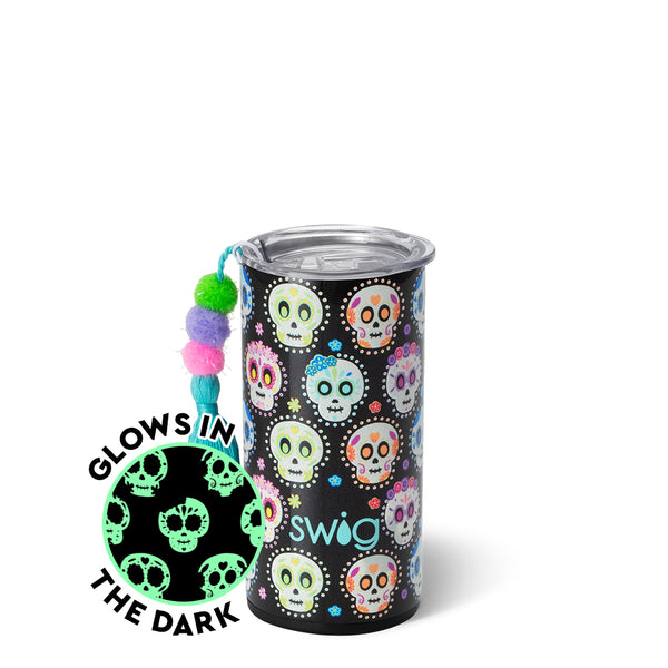 Swig Life 12oz Sugar Skulls Insulated Slim Tumbler