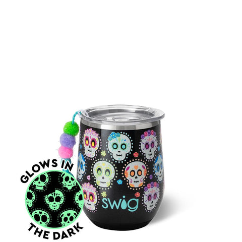 Sugar Skulls Slim Tumbler (12oz)