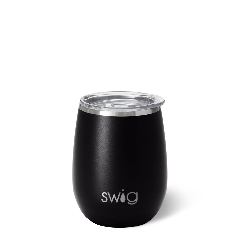 Swig Life 14oz Wine Tumbler with Lid Stainless Steel Turquoise Great  Condition