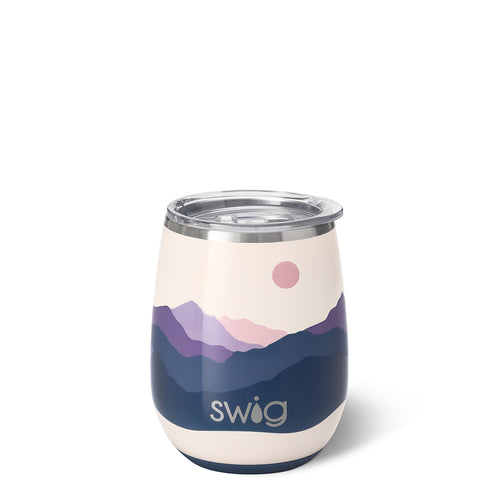 Sipworks Stainless Steel Insulated Wine Tumbler, 14oz