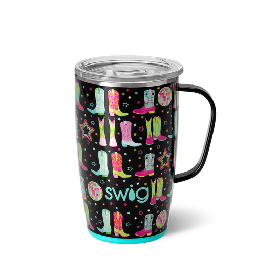 Swig Life 18oz Disco Cowgirl Insulated Travel Mug with Handle