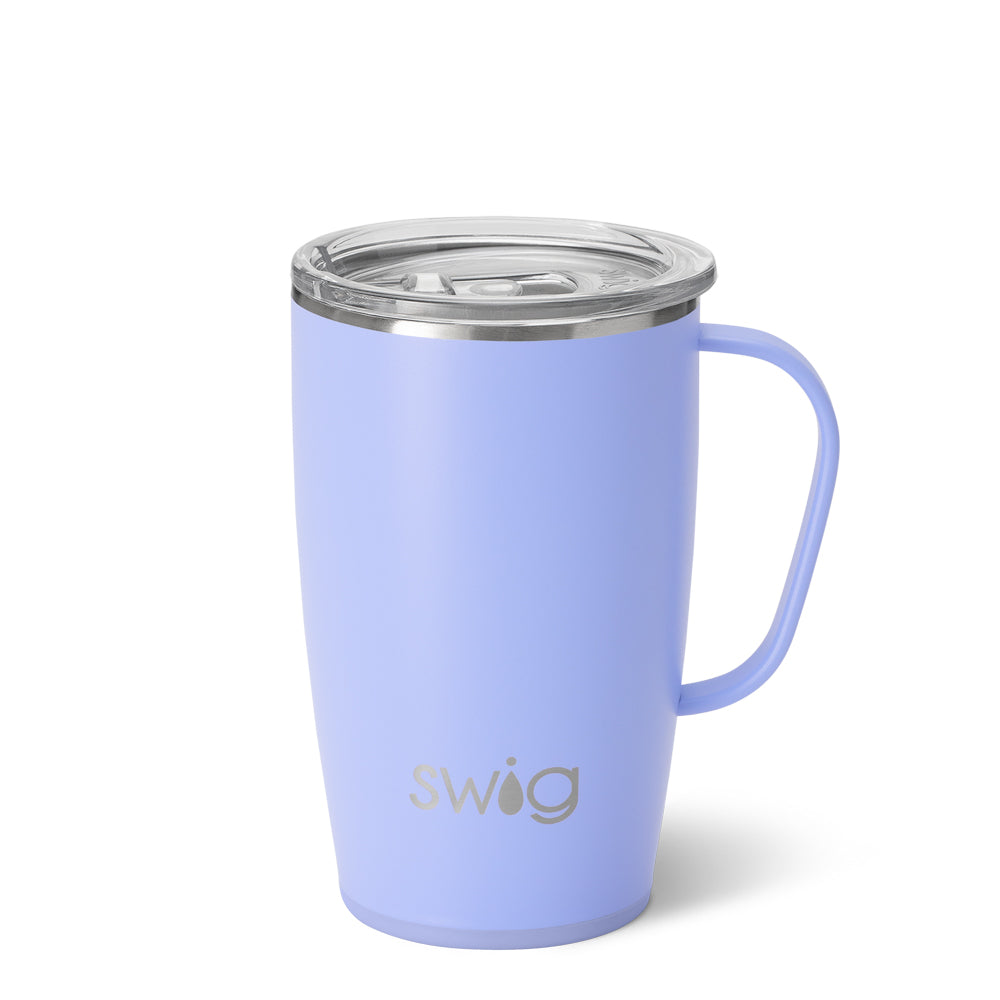 Swig Life 18oz Travel Mug  Insulated Stainless Steel Tumbler with
