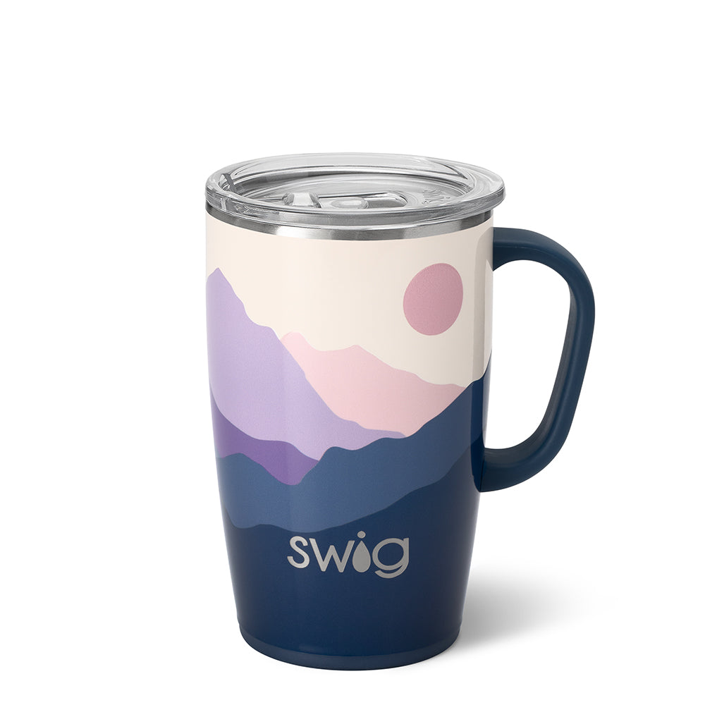 Custom Swig Life™ 18 oz. Wanderlust Stainless Steel Travel Mug