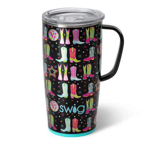 Swig Life 22oz Disco Cowgirl Insulated Travel Mug with Handle