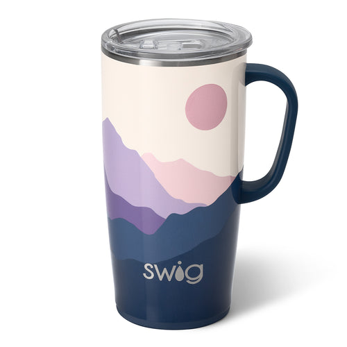 Swig Travel Mug 22 oz – Polka Dots and Paislees