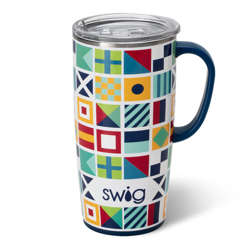 Swig Life 22oz Nauti Girl Insulated Travel Mug with Handle