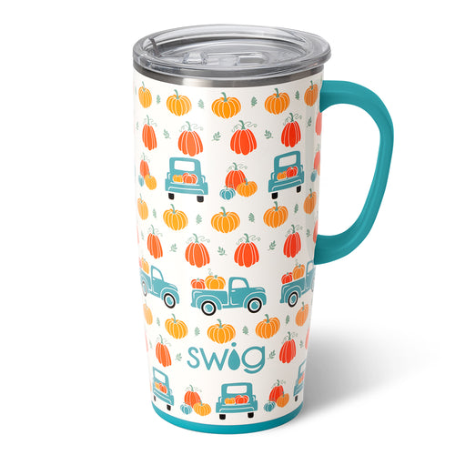 Swig Life 22oz Pumpkin Patch Insulated Travel Mug with Handle