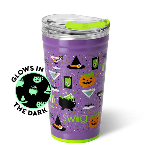 Halloween Glitter Reusable Straw Set