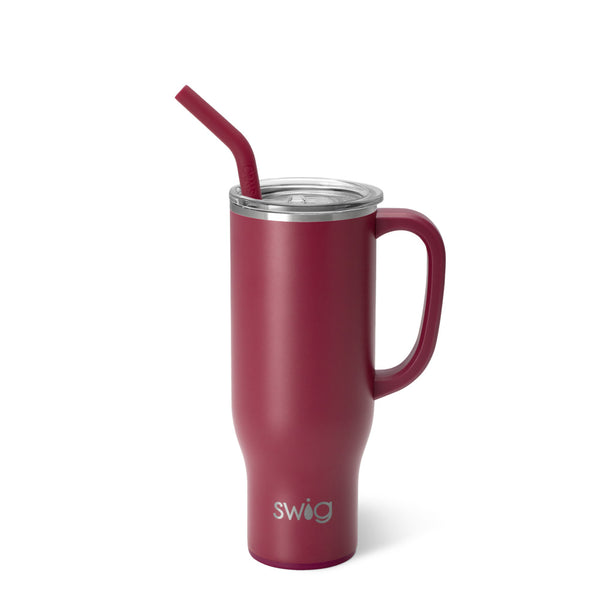 Swig Life 30oz Maroon Insulated Mega Mug with Handle