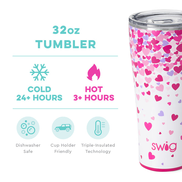 Stainless Steel Tumbler & Straw With Life is Short Make It Sweet