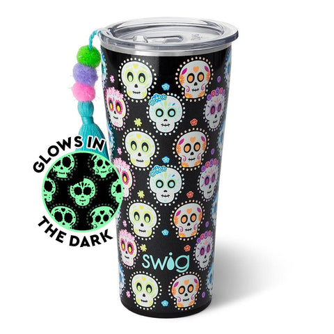 Sugar Skulls Slim Tumbler (12oz)