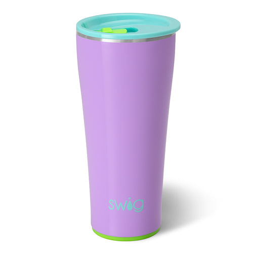 Purple and Green Heart Milky Way 20 oz Tumbler, To Go Cup with Lid