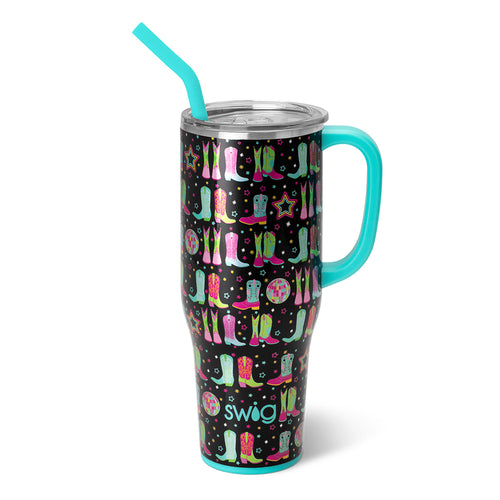 Swig Life 40oz Disco Cowgirl Insulated Mega Mug with Handle