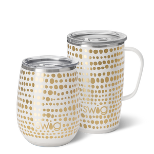 Bronze Gold Travel Mug - Eucalyptus – Great Mornings Coffee & Tea
