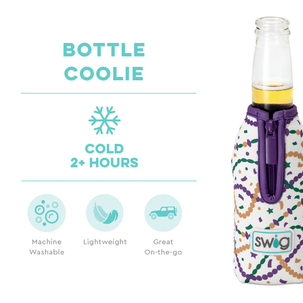 Swig Life Hey Mister Insulated Neoprene Bottle Coolie temperature infographic - cold 2+ hours