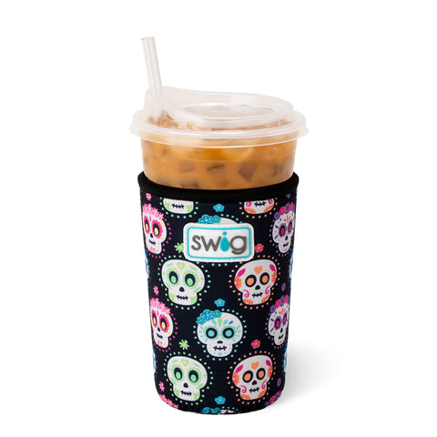 Sugar Skulls Stemless Wine Cup (12oz)