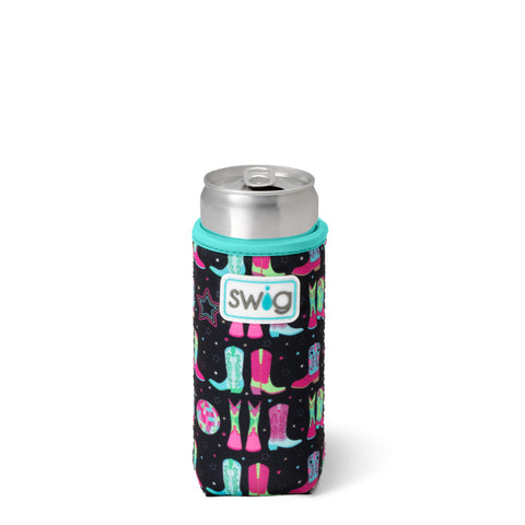 Disco Cowgirl Skinny Can Cooler 12oz