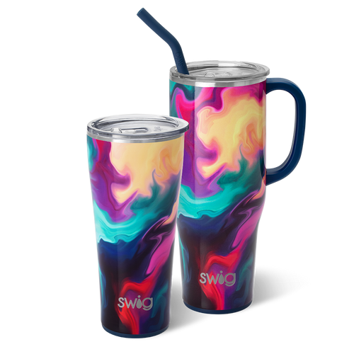 Swig Life Aura Mega Set including a 32oz Tumbler and a 40oz Mega Mug