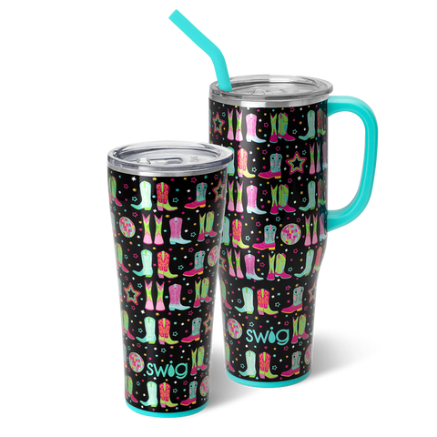 Disco Cowgirl Straw Topper Set