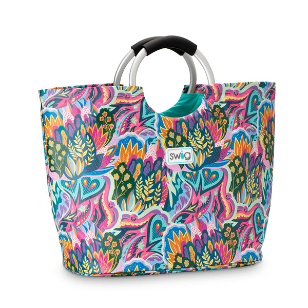 Swig Life Bazaar Loopi Tote Bag with cushioned aluminum loop handle