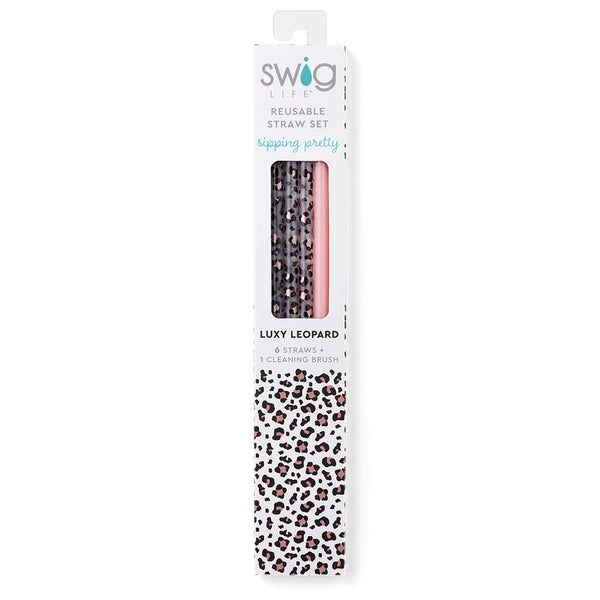 SWIG - Nutcracker + Hot Pink Reusable Straw Set – The Pink Leopard