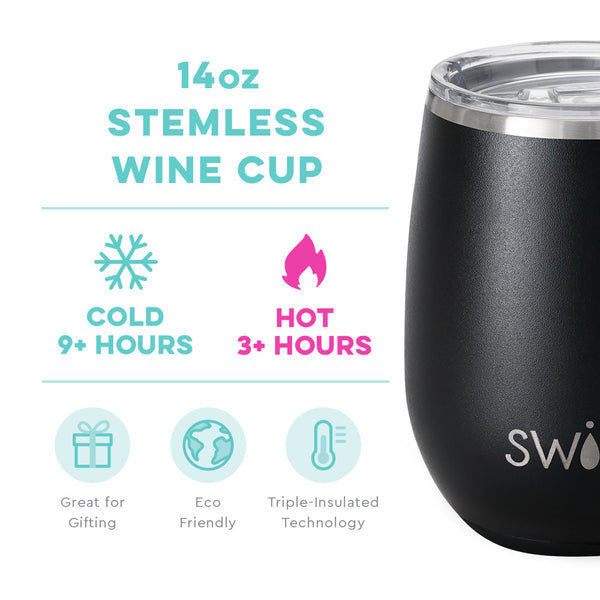 swig 14 oz stemless insulated wine cup with straw in copper patina — Jerry  and Julep